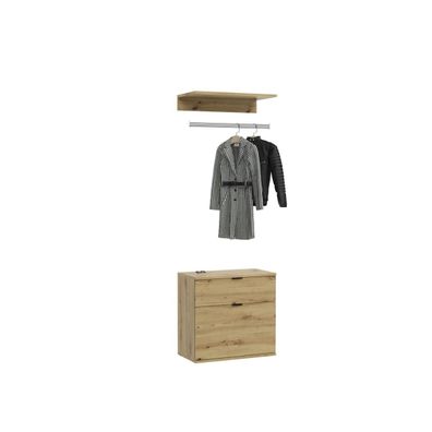 Xonox Garderoben Element 61 cm Projekt X Schuhschrank Eiche