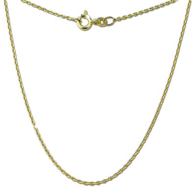 GoldDream Collier Halskette 333 Gelbgold - 8 Karat 38cm Damen Schmuck GDKB00138Y