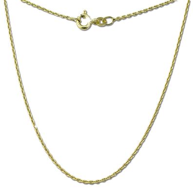 GoldDream Collier Halskette 333 Gelbgold - 8 Karat 40cm Damen Schmuck GDKB00140Y