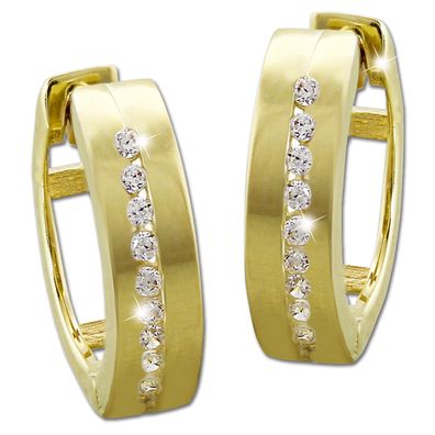 GoldDream Damen Ohrringe GoldDream Ohrringe Creolen ECHT 333er Gelbgold GDO5121Y