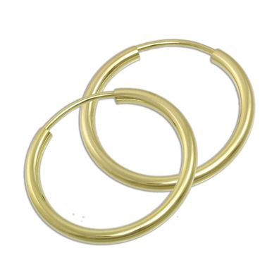GoldDream Creolen 20mm Ohrring 333 Gelbgold 8 Karat Simply Echt Gold GDO0002Y