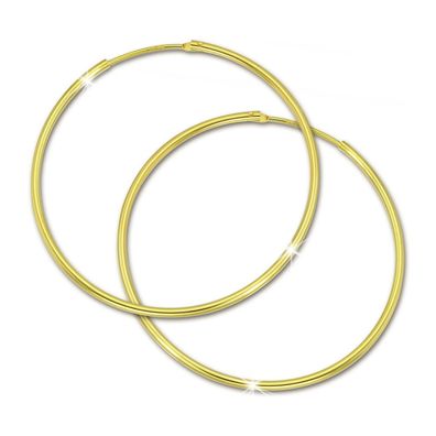 GoldDream Creolen 44mm Ohrring 333 Gelbgold 8 Karat Simply Echt Gold GDO0034Y