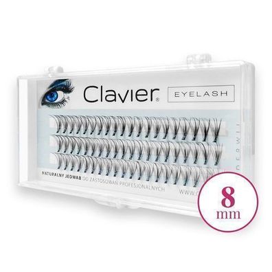 Seidenwimpern 8mm Natur - Hochwertige Kuenstliche Wimpern