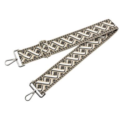 Clayre & Eef Taschenriemen 5x140 cm Weiß Synthetisch