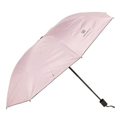 Clayre & Eef Erwachsenen-Regenschirm 55 cm Rosa Kunststoff