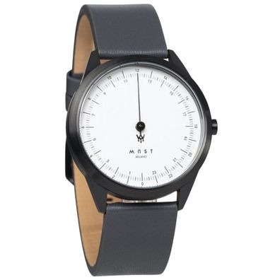 Mast Milano - A24-BK402M. WH.15I - Armbanduhr - Einzeigeruhr - Unisex - Quarz