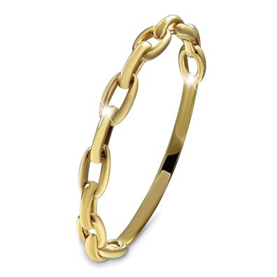 GoldDream zarter Gold Ring Chain Gr.58 333er Gelbgold Damen GDR561Y58