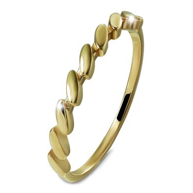 GoldDream zarter Gold Ring Wave Gr.58 333er Gelbgold Damen GDR562Y58