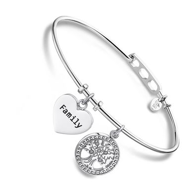 LOTUS Style Charms Armreif Damen LS2036-2/3 Edelstahl silber Schmuck JLS2036-2-3