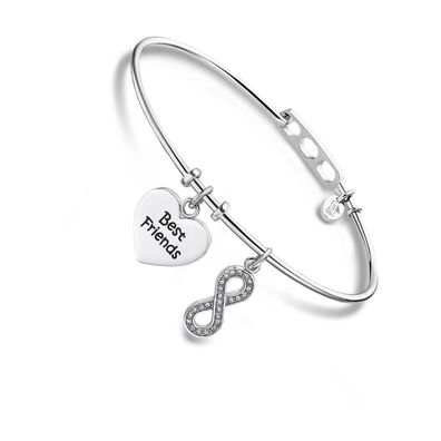 LOTUS Style Charms Armreif Damen LS2036-2/5 Edelstahl silber Schmuck JLS2036-2-5
