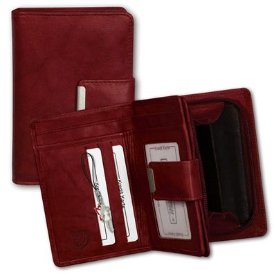 Money Maker RFID Blocker Echtleder Geldbörse Damen Frauen Portemonnaie OPJ701R