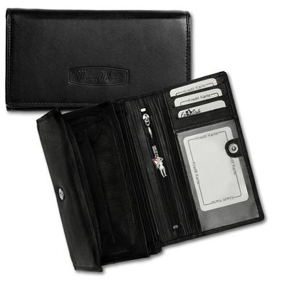 Money Maker RFID Blocker Echtleder Geldbörse Damen Frauen Kellnerbörse OPJ703S