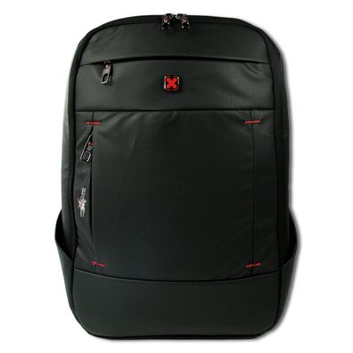 Travel N Meet Laptoprucksack, Rucksack gepolstert schwarz Herren ORD4207S