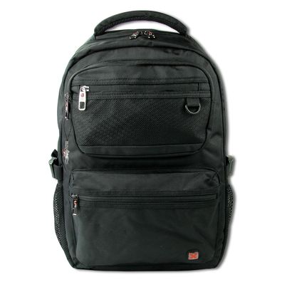 Travel N Meet Laptoprucksack, Rucksack gepolstert schwarz Herren ORD4218S