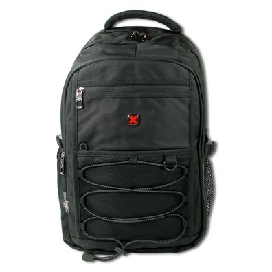 Travel N Meet Laptoprucksack, Rucksack gepolstert schwarz Herren ORD4219S