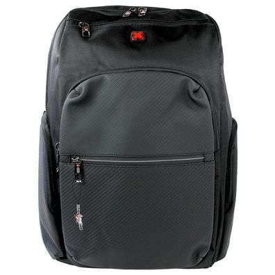 Travel N Meet Freizeitrucksack, Rucksack gepolstert schwarz Herren ORD4225S