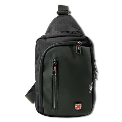 Travel N Meet Umhängetasche Sling Bag schwarz Herren ORD4227S