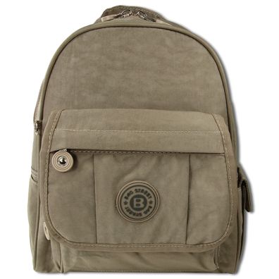 Bag Street Rucksack Crinkle Nylon stone trendiger Damen Cityrucksack ORJ201L