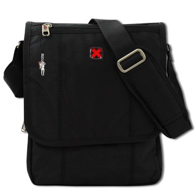 Travel N Meet Polyester Tasche Damen Herren Umhängetasche schwarz OTD4200S