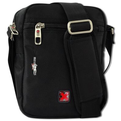 Travel N Meet Umhängetasche schwarz Herrentasche Polyester OTD4203S