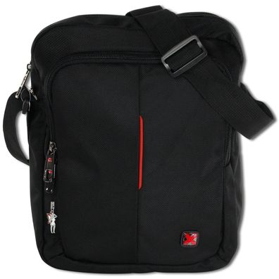 Travel N Meet Polyester Tasche Damen Herren Umhängetasche schwarz OTD4207S