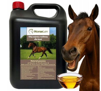 Sojaöl für pferde 5L Natürlich Unraffiniert Horselen