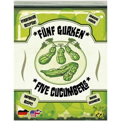 Fünf Gurken - deutsch - englisch