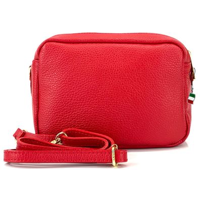 Florence Umhängetasche Damen Tasche Schultertasche Echtleder rot OTF809R