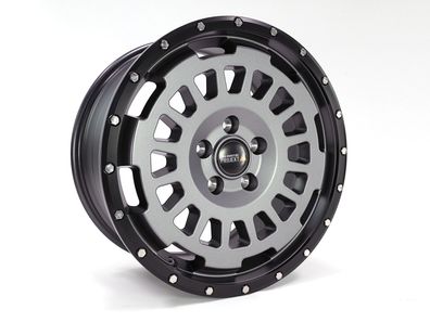 Komplettrad für Jumper General Grabber 255/55 18 120R Twin Monotube AT1 Felge Stone M