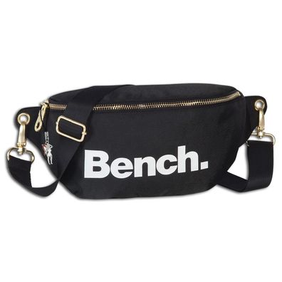 Bench modische Gürteltasche schwarz Bauchtasche Damen Nylon 23x13x6 OTI303S