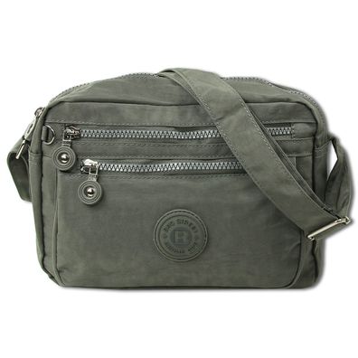 Bag Street Nylon Umhängetasche grau Damen Tasche OTJ202K