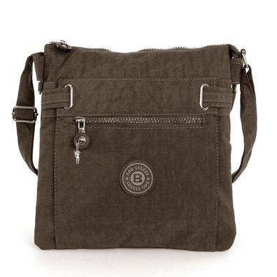 Bag Street Nylon Tasche Damenhandtasche Umhängetasche braun 26x27x9 OTJ207N