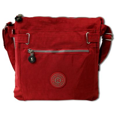 Damentasche rot Nylon Bag Street Handtasche OTJ207R