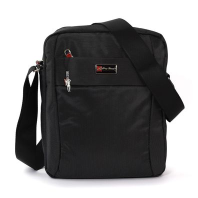 Bag Street Polyester Tasche Damen Herren Umhängetasche schwarz 22x8x27 OTJ252S