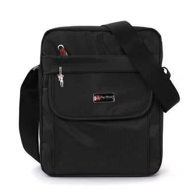 Bag Street Polyester Tasche Damen Herren Umhängetasche schwarz 22x9x27 OTJ253S