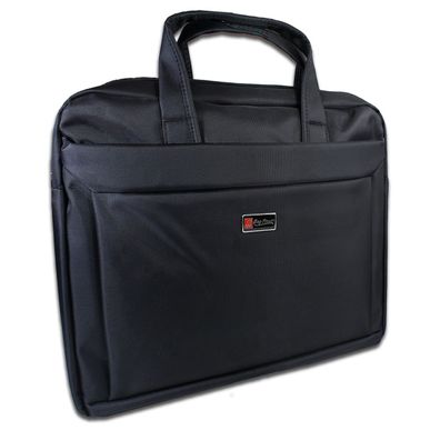 Bag Street edle Businesstasche Damen Herren Laptoptasche schwarz OTJ255S