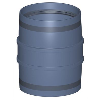 PoloPlast POLO KAL XS Doppelmuffe DN 90