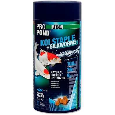 JBL ProPond Koi Staple+Silkworms 1000ml Futter für Koi