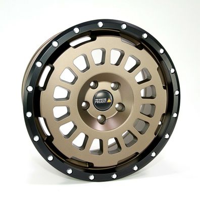 Komplettrad für Jumper Camper Grabber 255/55 18 120R Twin Monotube AT1 Felge terra M