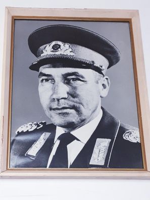 DDR Wandbild Armeegeneral Heinz Hoffmann
