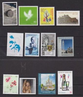 Österreich postfrisch Marken Lot aus 2019 siehe Bild