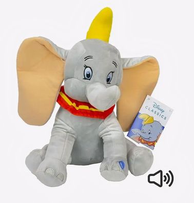 Disney Dumbo Elefant Plüsch Kuscheltier Plüschfigur ca. 30 cm + Sound