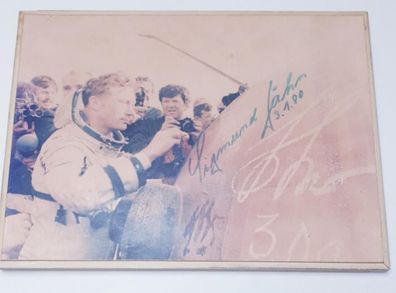 DDR Wandbild Sigmund Jähn mit Unterschrift 3.1.1980