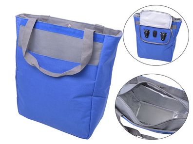 Filmer 46399 Kühltasche für Gepäckträger blau 320 x 400 x 150 mm 600D Polyester