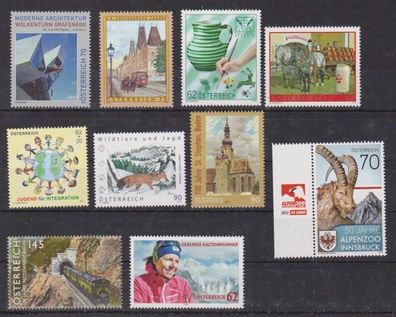 Österreich aus 2012 postfrisch Marken Lot 3 siehe Bild