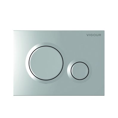 Vigour Betätigungsplatte DON verchromt 2-Mengen-Spültechnik für VIS Vorwandelement