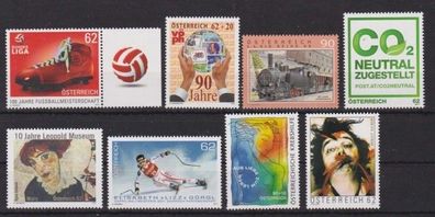 Österreich aus 2011 postfrisch Marken Lot 25 siehe Bild