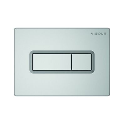 Vigour Betätigungsplatte TEES seidenmatt 2-Mengen-Spültechnik für VIS Vorwandelement