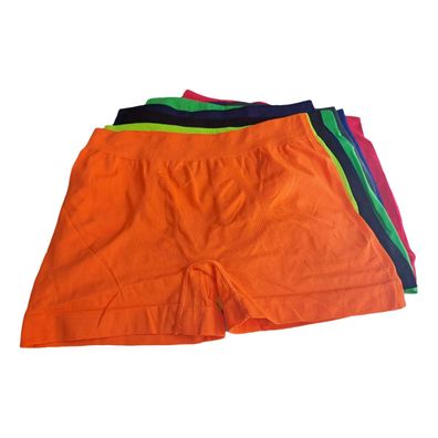 6er Herren Boxershorts Microfaser Retro Unterhose Unterwäsche Neon1705