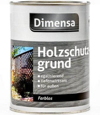 Dimensa Holzschutzgrund 750ml/2.5 Liter Farblos tiefenwirksam